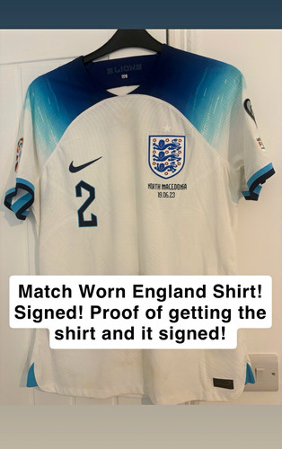 Match worn england trikot - trikot,