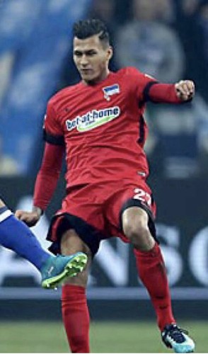 Hertha bsc matchworn trikot - trikot, /